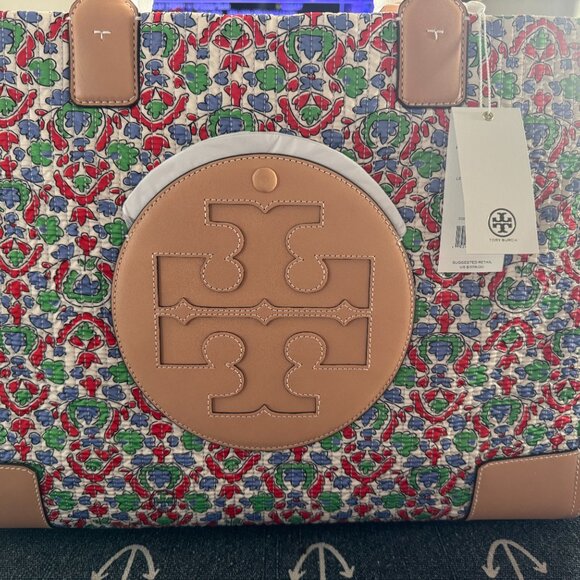 Tory Burch Ella Floral Quilt Tote Legacy Paisley NWT - Picture 6 of 8